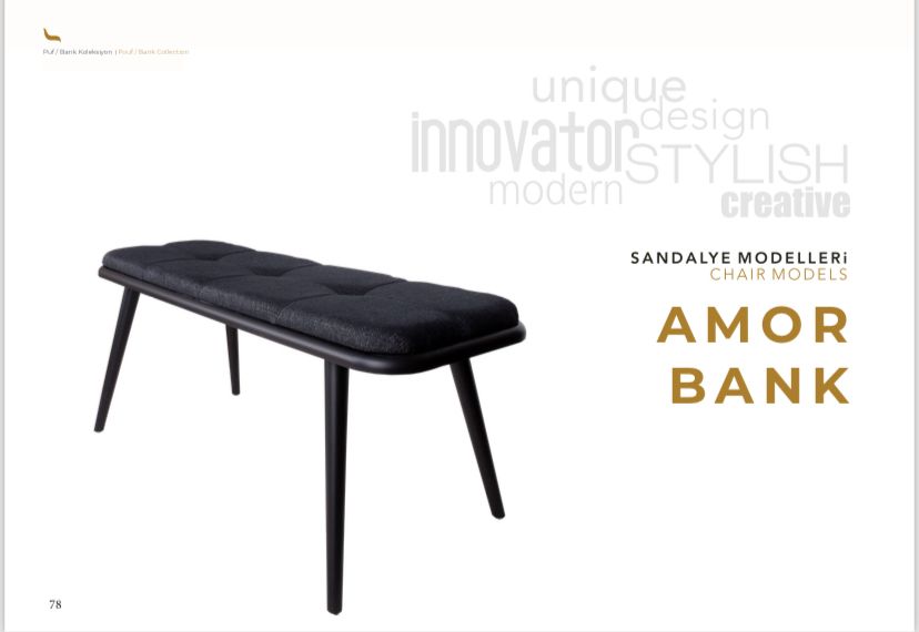 Bench and Pouffe